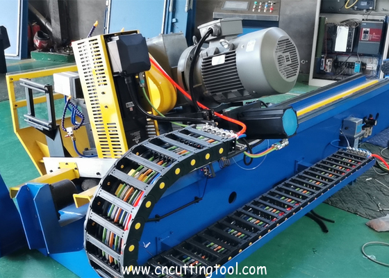 Cold saw machine for tube and pipe high speed cut in tube mill