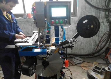 HIM screen PLC control automatic diamond saw blade welding lift rack