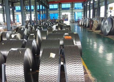 Trenching machine use 75Cr1 material slotting circular diamond saw blank and steel core