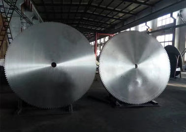 Trenching machine use 75Cr1 material slotting circular diamond saw blank and steel core