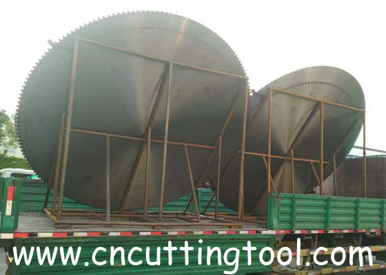 Quarry stone cutting diameter 3000 mm material 75Cr1 diamond saw blank