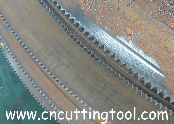 Automatic flame saw blade hardening machine for saw blade tooth tip