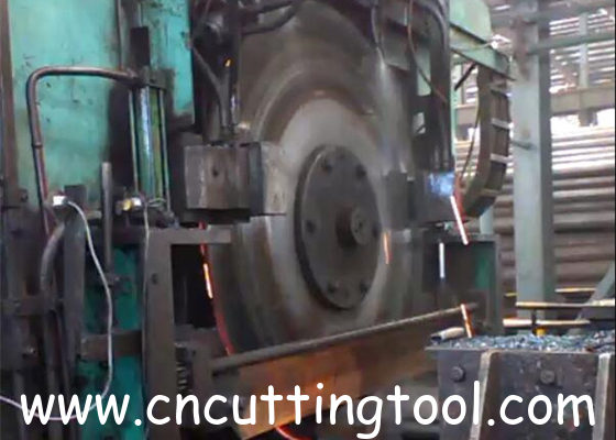 High speed and smooth cut of alloy steel by Tungsten Carbide Tipped Saw Blade