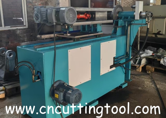 Tension testing, rolling and straight machine for circular saw blade and saw disc