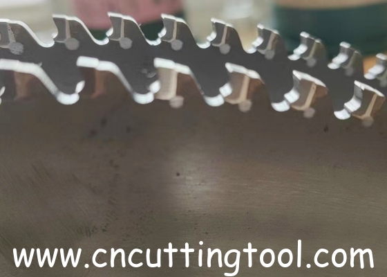 High speed TCT metal cutting saw blade for straight seam welded pipe