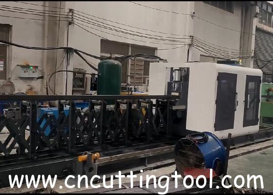 CNC laser cut flying saw machine for mild steel pipe and tube