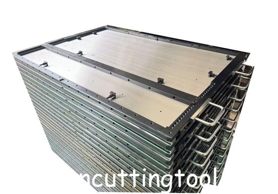 Quick load high hardness die cutting and compensating plate for cutting machine