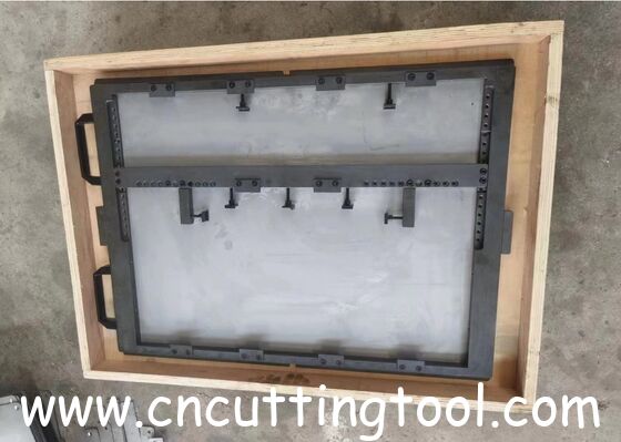 Quick load high hardness die cutting and compensating plate for cutting machine