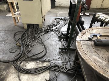 Hot cut circular saw blade teeth repair manual control hardening machine