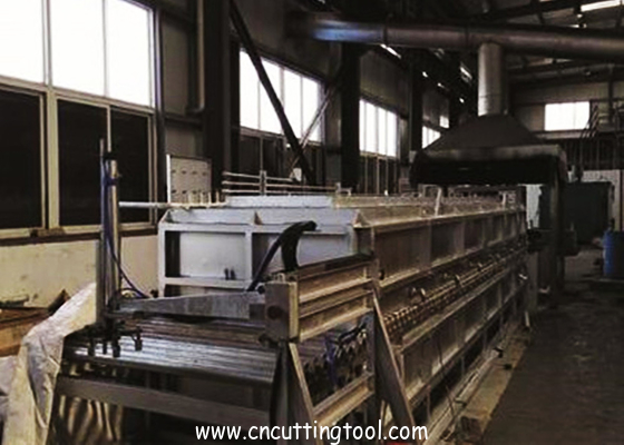 Auto feeding intelligent temperature control high speed continuous quenching line