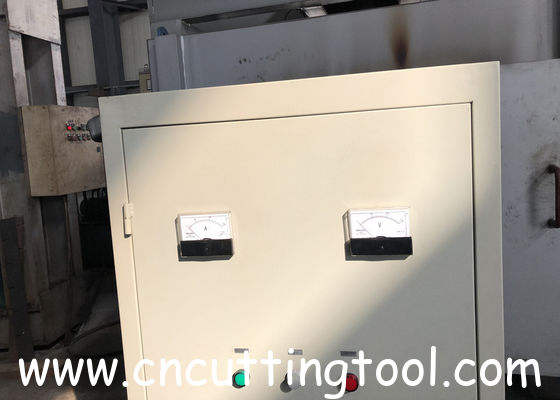 Electrode saw blade tooth hardening machine for hot saw blade