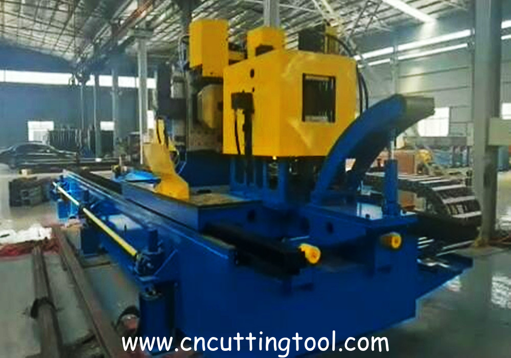 200x200 double blade flying cold saw for large diameter square tube and pipe